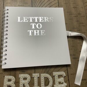 White Bridal Keepsake Book